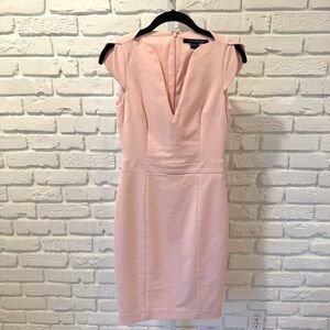 French Connection Blush Pink Sleeveless Sheath Dress Size 2– NWT